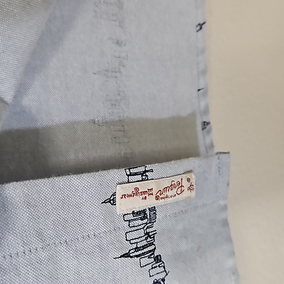 Penguin Heritage slim-fit men's city striped button down shirt size large - Picture 9 of 12